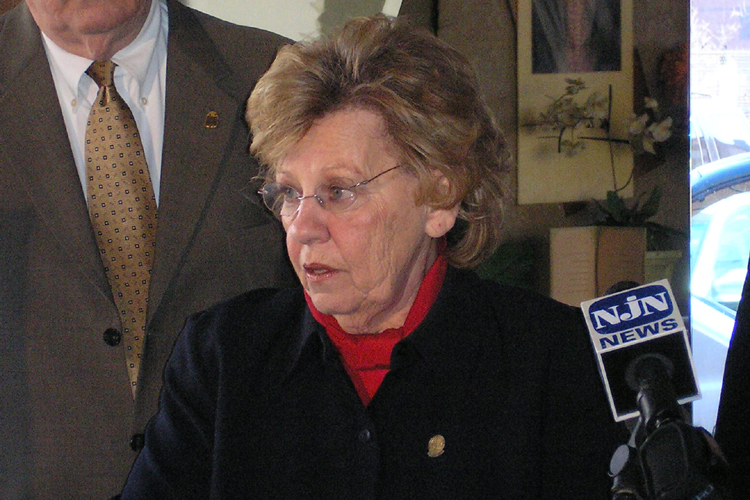 Senator Loretta Weinberg, D-Bergen, speaks at a news conference to call for an overhaul of the Victims of Crime Compensation Board (VCCB), to ensure that funds go to the victims and their families.